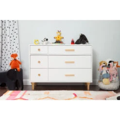 Babyletto Lolly 6-Drawer Assembled Double Dresser -Baby Go Round Store M9016WN Lifestyle Main 12
