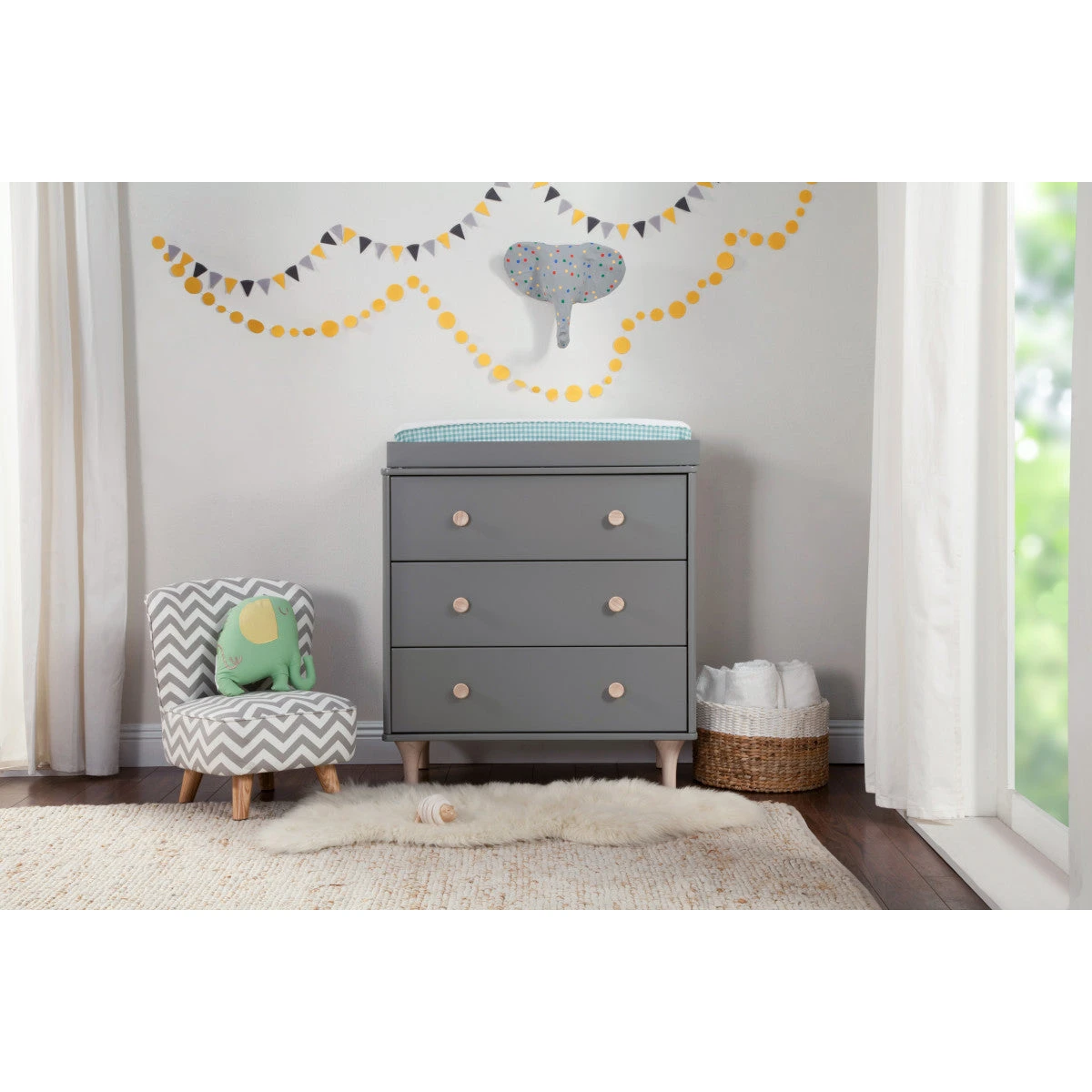 Babyletto Lolly 3-Drawer Changer Dresser With Removable Changing Tray 10 Babyletto Lolly 3-Drawer Changer Dresser With Removable Changing Tray - Image 10