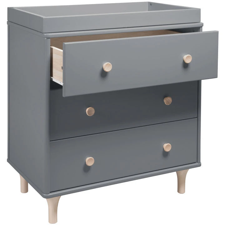 Babyletto Lolly 3-Drawer Changer Dresser With Removable Changing Tray 12 Babyletto Lolly 3-Drawer Changer Dresser With Removable Changing Tray - Image 12