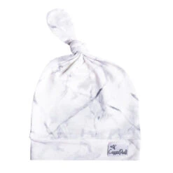 Copper Pearl Top Knot Hat - Marble