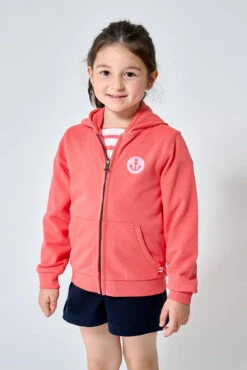 Batela Zip-up Hoodie With Back Print