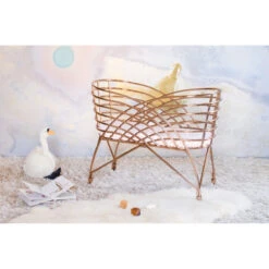 Nursery Works Aura Bassinet -Baby Go Round Store NW16734RGLD Lifestyle Main 07