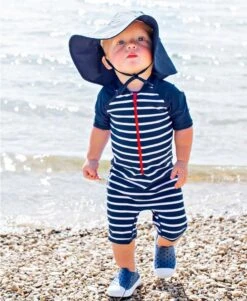 Ruffle Butts Wide Brim Swim Hat -Baby Go Round Store Navy2 db410e6d c1c5 4c42 9df9 7ba2f34a2fde