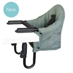 Guzzie & Gus Perch Portable Hanging High Chair -Baby Go Round Store New Forest Green Perch Hero Shot 1000x1000 1