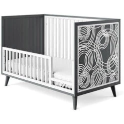 Romina New York Crib (Laser Cut) -Baby Go Round Store New York Crib Washed Grey White CUT2b 95f78f1c 4b3d 47c4 8c7c fb671d04429e