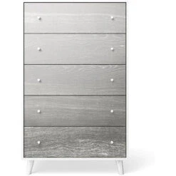 Romina New York Tall Chest (Laser Cut) -Baby Go Round Store New York Tall Chest White Silver Frost be04294f 87ba 43b6 aed2 4d6700081559