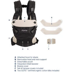 Nuna CUDL Clik Carrier 32 Nuna CUDL Clik Carrier -Baby Go Round Store Nuna CUDLclik Caviar Includes US c9c97ed2 d85d 4be9 82b8 bbd64b90c93f