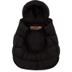 Nuna CUDL Winter Cover -Baby Go Round Store Nuna CUDLseries WINTERcover CUDLluxe Caviar TopDown FaceDown Hat USGL 2400