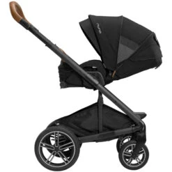 Nuna MIXX Next Stroller + PIPA RX Travel System -Baby Go Round Store Nuna MIXXnext Caviar Profile FP Recline 2 Canopy US 9a18e72c 48c2 4a01 a641 a36ce57fca8c