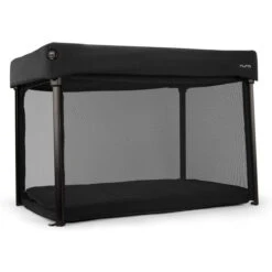 Nuna PAAL Playard + Bassinet 25 Nuna PAAL Playard + Bassinet -Baby Go Round Store Nuna PAAL Caviar Angle Door Open US 8x8 6f4bfe6a dccf 4c51 ad14 3a6b8cc68a77