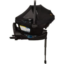 Nuna Demi Next Stroller + Pipa Aire RX Infant Car Seat Travel System -Baby Go Round Store Nuna PIPAaireRX Caviar Profile DD OnBase US 8x8 4708149e cfa0 4be8 a36b 831e31aa6424