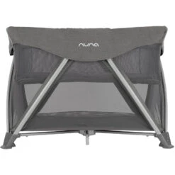 Nuna SENA Aire Playard With Zip-Off Bassinet + Changer -Baby Go Round Store Nuna SENAaire Granite 2022 Front US 92f3afc2 4419 478e a59e c472b7195850