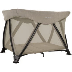 Nuna SENA Aire Playard With Zip-Off Bassinet -Baby Go Round Store Nuna SENAaire Hazelwood Angle NB US e5fab6fc 89a3 41bc a371 ea21b6d31c1c