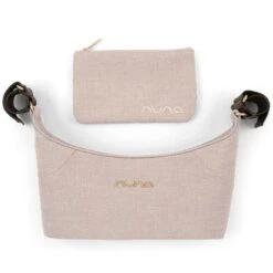 Nuna Stroller Organizer -Baby Go Round Store Nuna STROLLER BAG Biscotti Top Down. US web 75a5