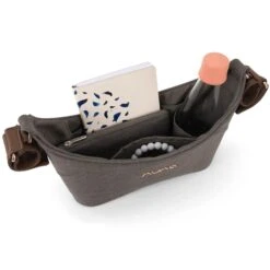 Nuna Stroller Organizer -Baby Go Round Store Nuna STROLLER BAG Granite Angle Top 2 US web e178