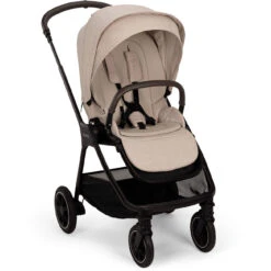 Nuna TRIV Next Stroller 38 Nuna TRIV Next Stroller -Baby Go Round Store Nuna TRIVnext Biscotti Angle US 8x8 49f094f6 ddc9 4e70 bab9 dad64c68deb3