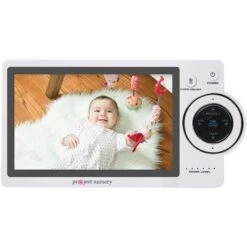 Project Nursery 5" Dual Connect Wi-Fi Baby Monitor System -Baby Go Round Store PRO PNMDUAL5 6