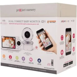 Project Nursery 5" Dual Connect Wi-Fi Baby Monitor System -Baby Go Round Store PRO PNMDUAL5 7