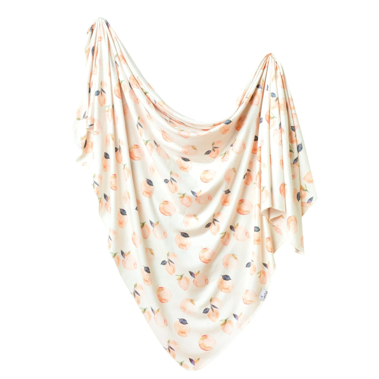 Copper Pearl Knit Swaddle Blanket - Caroline 1 Copper Pearl Knit Swaddle Blanket - Caroline