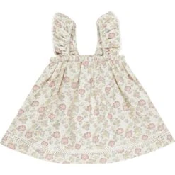 Quincy Mae Ruffled Tank Dress || Bloom