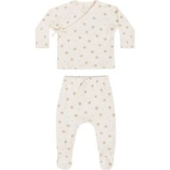 Quincy Mae Wrap Top + Pant Set | Dotty Floral