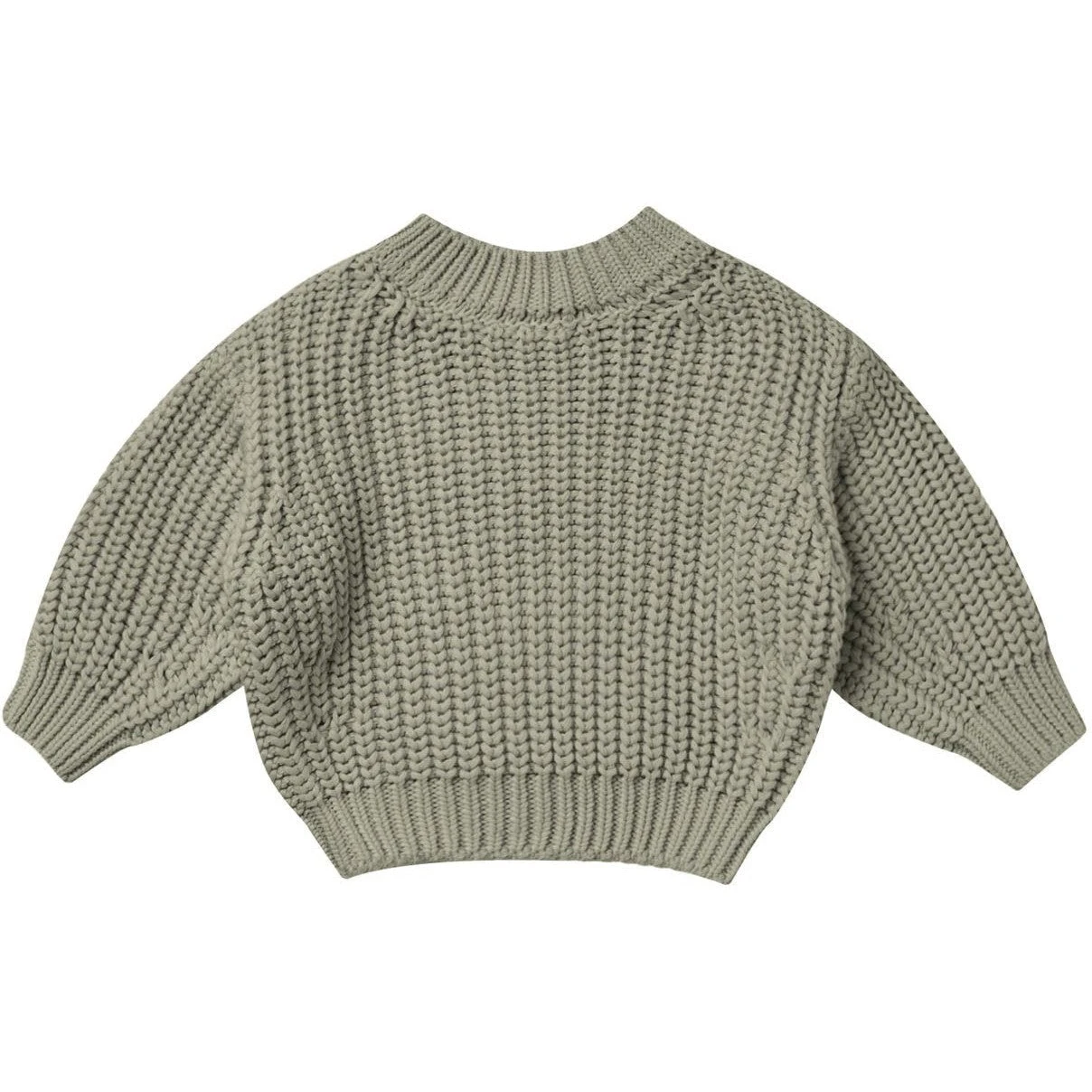 Quincy Mae Chunky Knit Sweater || Basil 1 Quincy Mae Chunky Knit Sweater || Basil