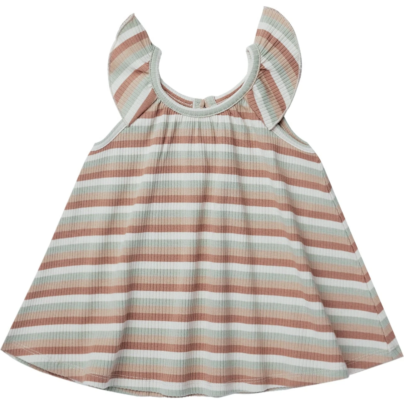 Quincy Mae Ruffle Swing Dress | Summer Stripe 1 Quincy Mae Ruffle Swing Dress | Summer Stripe