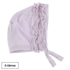 Kickee Pants Ruffle Bonnet - Thistle