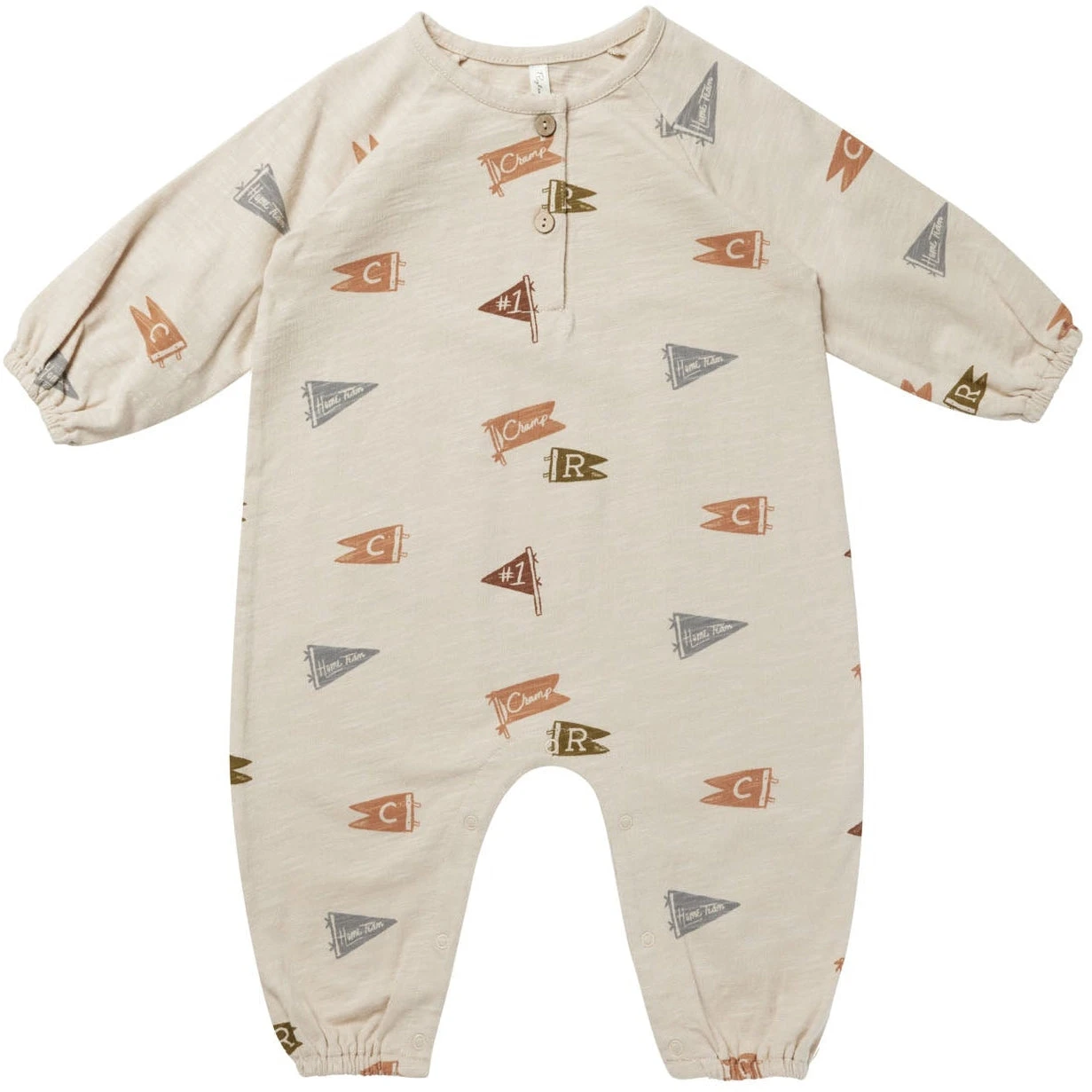 Rylee + Cru Henley Bubble Jumpsuit || Flags 1 Rylee + Cru Henley Bubble Jumpsuit || Flags