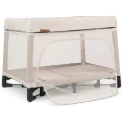 UPPAbaby Remi Bedside Bassinet + Playard + Travel Crib -Baby Go Round Store REMI22 CHR PanelOpen 5163x3860 9d2a095