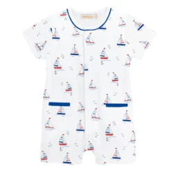 Baby Club Chic Sailing Boats Romper