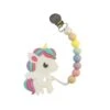 Loulou Lollipop Rainbow Unicorn Teether With Holder Set