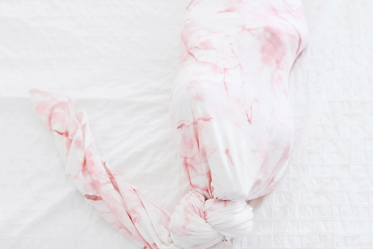 Copper Pearl Knit Swaddle Blanket - Roxy 2 Copper Pearl Knit Swaddle Blanket - Roxy - Image 2