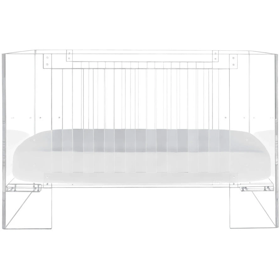 Nursery Works Vetro Crib Clear Acrylic 2 Nursery Works Vetro Crib Clear Acrylic - Image 2