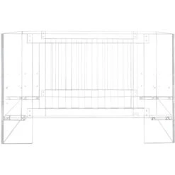 Nursery Works Vetro Crib Clear Acrylic 12 Nursery Works Vetro Crib Clear Acrylic -Baby Go Round Store S1000CA White Background 05 39f3fe95 6036 46bd 9403 667a1f9a5d18