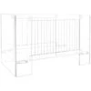 Nursery Works Vetro Crib Clear Acrylic