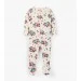 Hatley Foral Hedgehogs Organic Cotton Footed Coverall