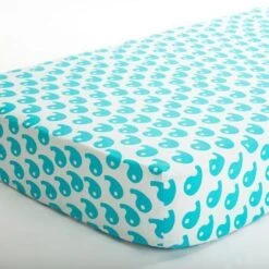 Baby DeeDee Fitted Crib Sheet -Baby Go Round Store SSheet bluefish1 552014ed cb32 43d3 85cd fd3402602870