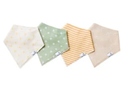 Copper Pearl Set Of Four Bandana Bibs Santa Fe