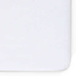 Oilo Pure White Jersey Crib Sheet