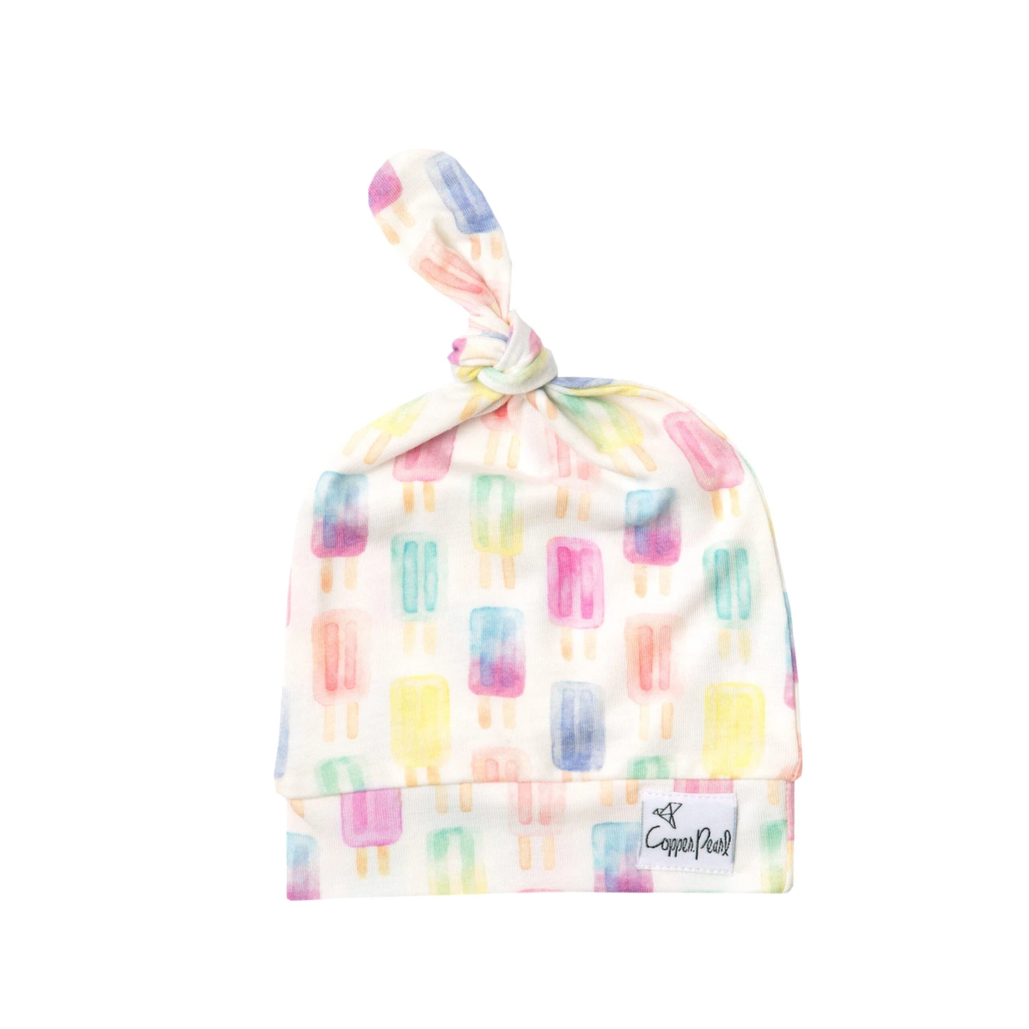 Copper Pearl Top Knot Hat - Summer 1 Copper Pearl Top Knot Hat - Summer