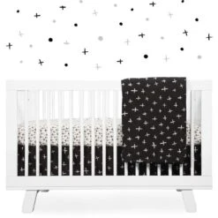 Babyletto Tuxedo Arrows Fitted Crib Sheet 12 Babyletto Tuxedo Arrows Fitted Crib Sheet -Baby Go Round Store T11560 White Background 04