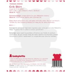 Babyletto Tranquil Woods/Galaxy Crib Skirt 15 Babyletto Tranquil Woods/Galaxy Crib Skirt -Baby Go Round Store T8071 White Background 06 406a1d36 d228 4283 8ed6 76ada8100b76