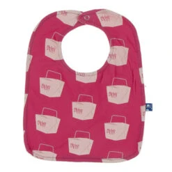 Kickee Pants Bib Set - Cherry Pie Takeout, Illusions Blue Happy Veggies & Seaport Pizza Slices -Baby Go Round Store TB74 8 L S21D2 CPVZ alt3
