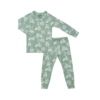 Coccoli LS Cotton Modal Pajama- Tractors On Lily Pad