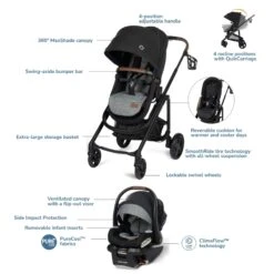 Maxi-Cosi Tayla Max 5-in-1 Travel System -Baby Go Round Store TR449GNM Image 06
