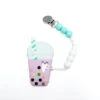 Loulou Lollipop Taro Milk Tea Teether With Holder Set
