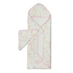 Loulou Lollipop Hooded Towel Set- Unicorn Dream