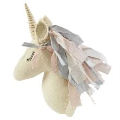 Mud Pie Blue Mane Unicorn Wall Mount