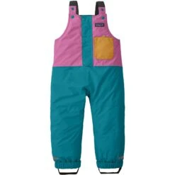 Patagonia Baby Snow Pile Bibs | Marble Pink